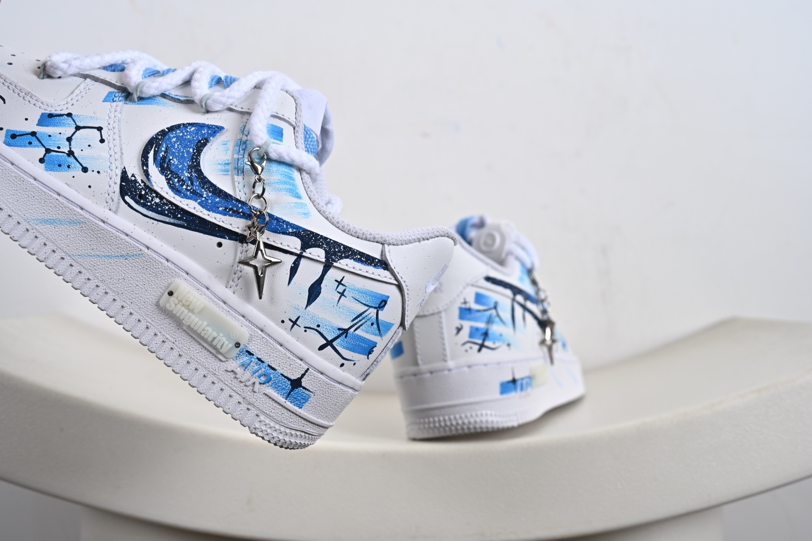 240 手绘涂鸦“射手座”十二星座系列 Nike Air Force 1 “Sagittarius”空军一号定制板鞋 11231221