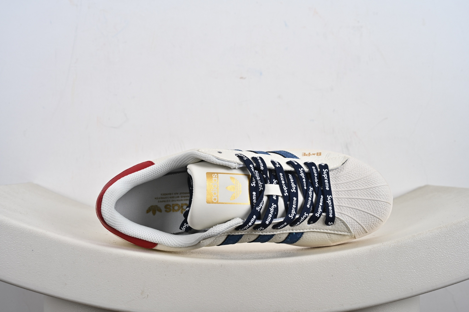 220 定制版 Originals Superstar x BAPE x Superme 白蓝红 QC2602