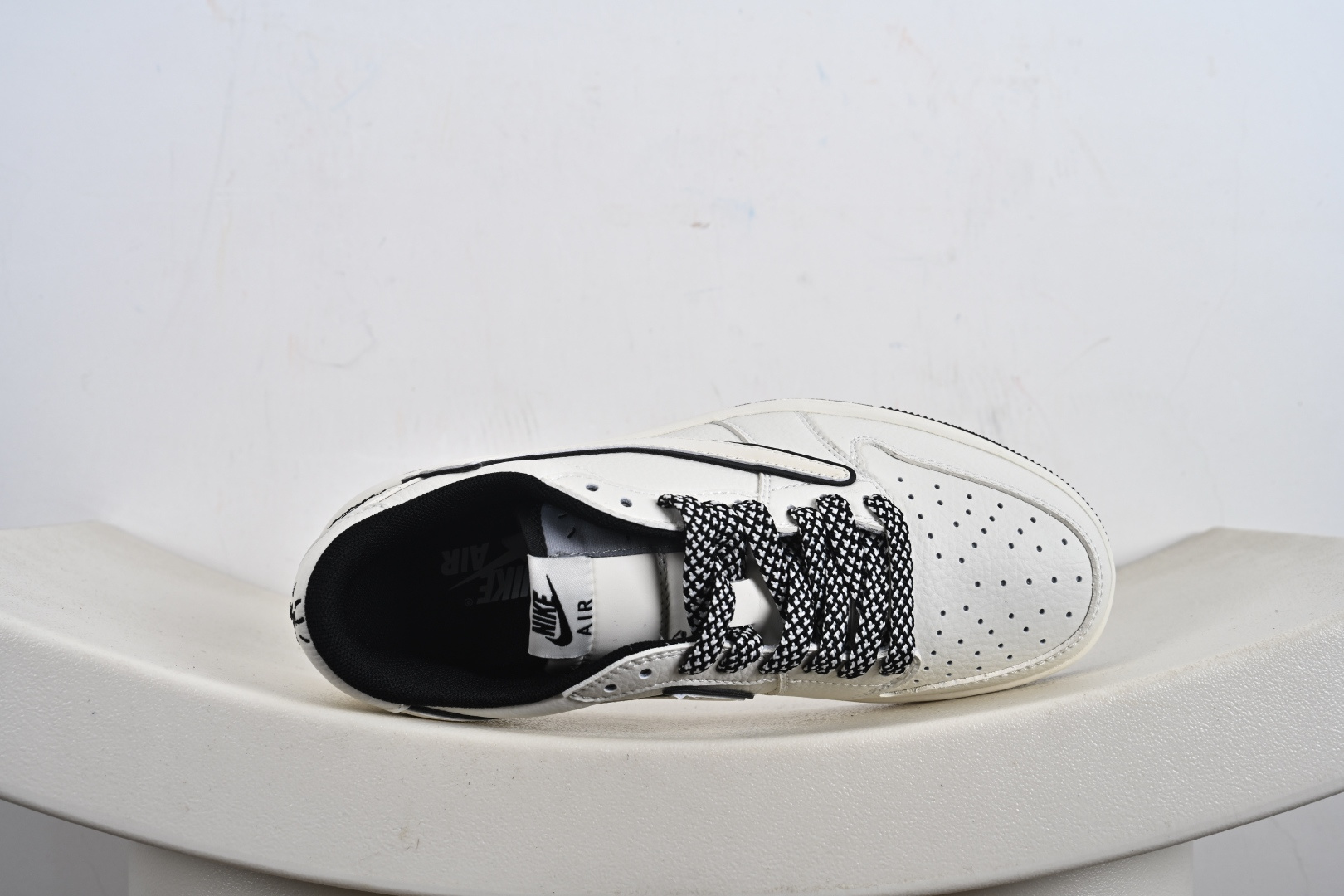 Nike Air Jordan 1 x Travis Scott AJ1倒勾 乔一倒钩 ‘DIY’定制 耐克 低帮文化篮球鞋 CS5288-503