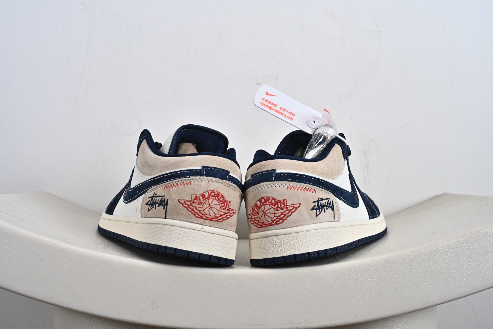 Air Jordan 1 x Stussy 乔丹1代低帮斯图西联名蓝棕白小勾 LR8888-015-莆田鞋,莆田鞋货源,高仿鞋,高仿鞋货源,安福档口,莆田高仿鞋,莆田鞋批发,高仿鞋批发,莆田高仿运动鞋,高仿运动鞋,莆田运动鞋 Air Jordan 1 x Stussy 乔丹1代低帮斯图西联名蓝棕白小勾 LR8888-015