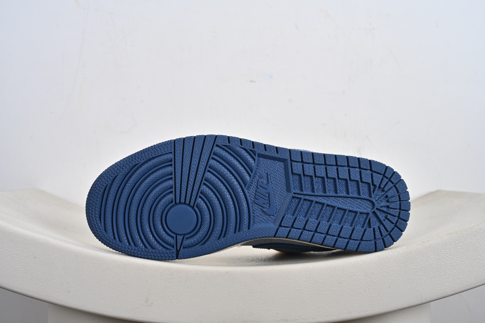 定制版 高端定制Air Jordan 1 Low AJ1 乔1 “联名---灰牛仔深蓝钩 高端定制 低帮复古篮球鞋 QD1988-003