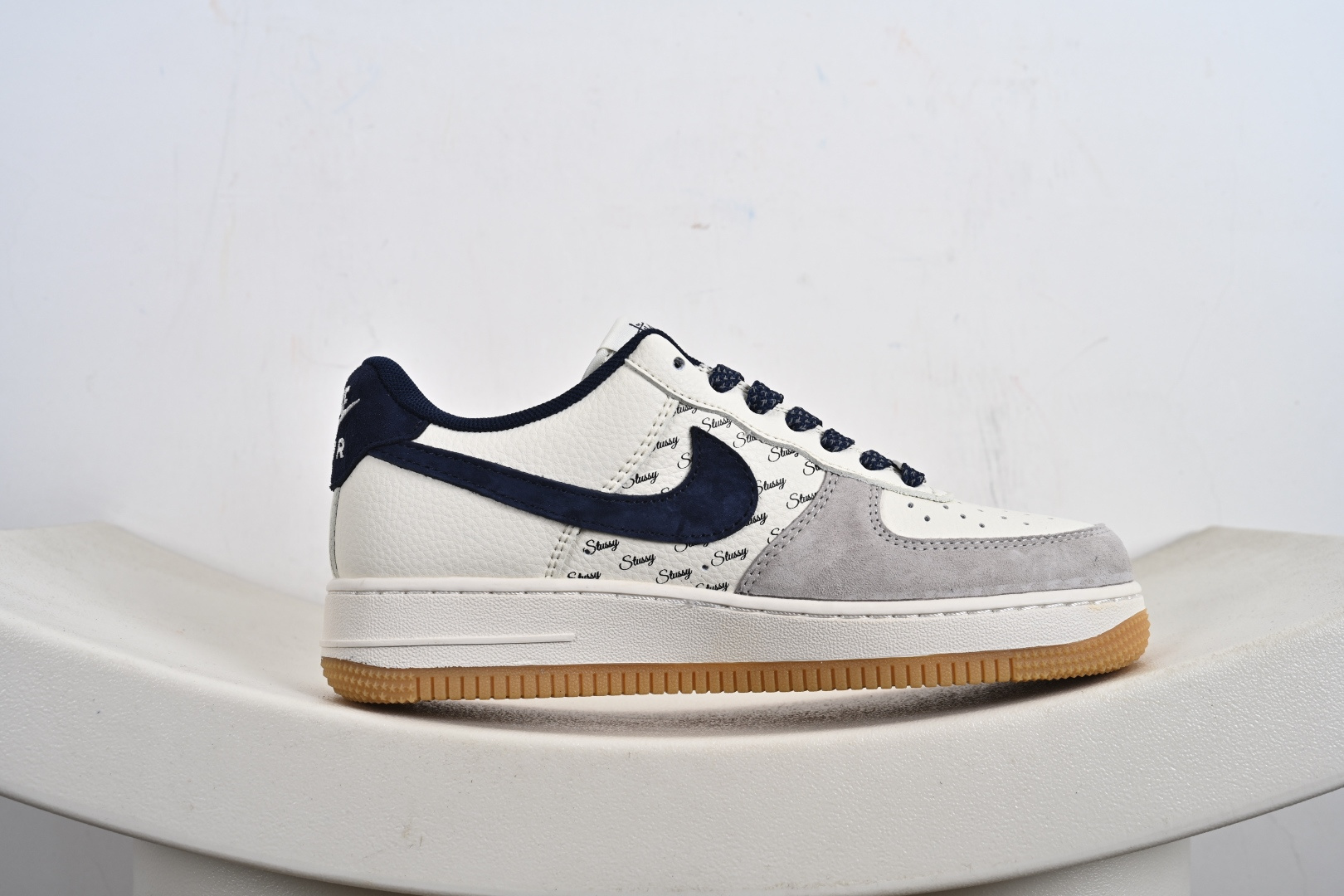 定制版 Stussy x Nk Air Force 1’07 定制配色 斯图西联名 空军一号低帮经典低帮休闲百搭板鞋 JS8028-016
