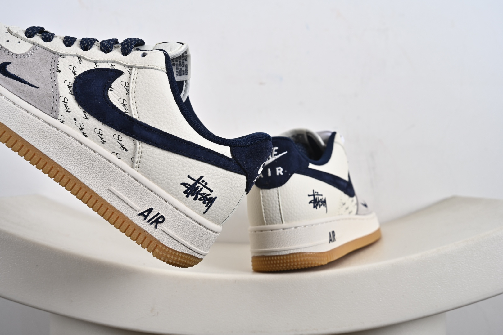 定制版 Stussy x Nk Air Force 1’07 定制配色 斯图西联名 空军一号低帮经典低帮休闲百搭板鞋 JS8028-016
