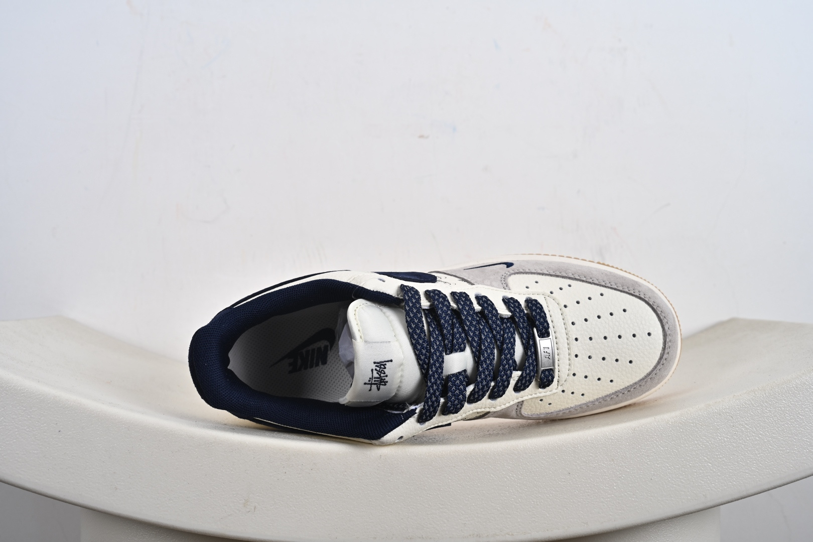 定制版 Stussy x Nk Air Force 1’07 定制配色 斯图西联名 空军一号低帮经典低帮休闲百搭板鞋 JS8028-016