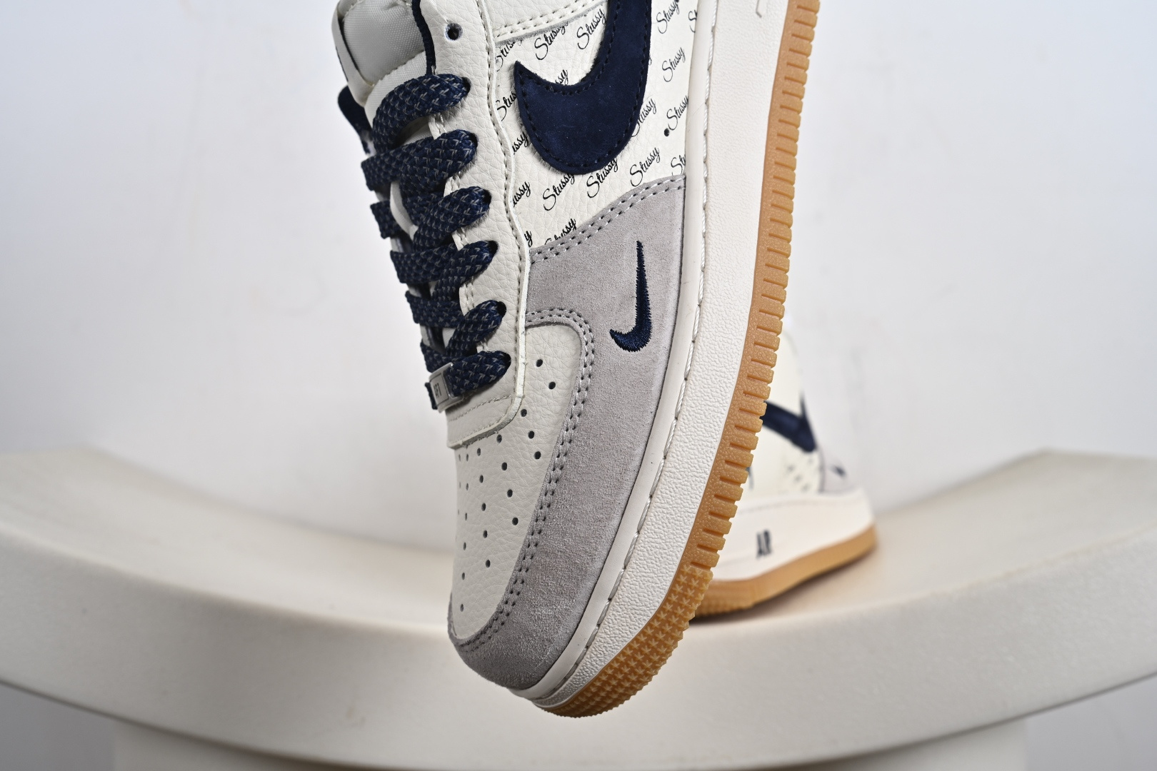 定制版 Stussy x Nk Air Force 1’07 定制配色 斯图西联名 空军一号低帮经典低帮休闲百搭板鞋 JS8028-016