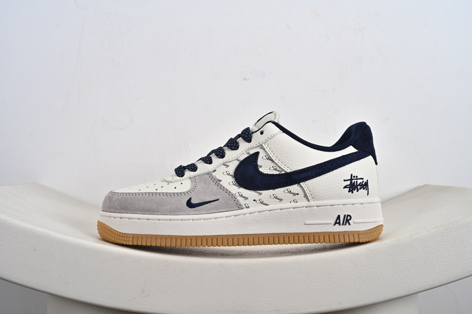 定制版 Stussy x Nk Air Force 1’07 定制配色 斯图西联名 空军一号低帮经典低帮休闲百搭板鞋 JS8028-016