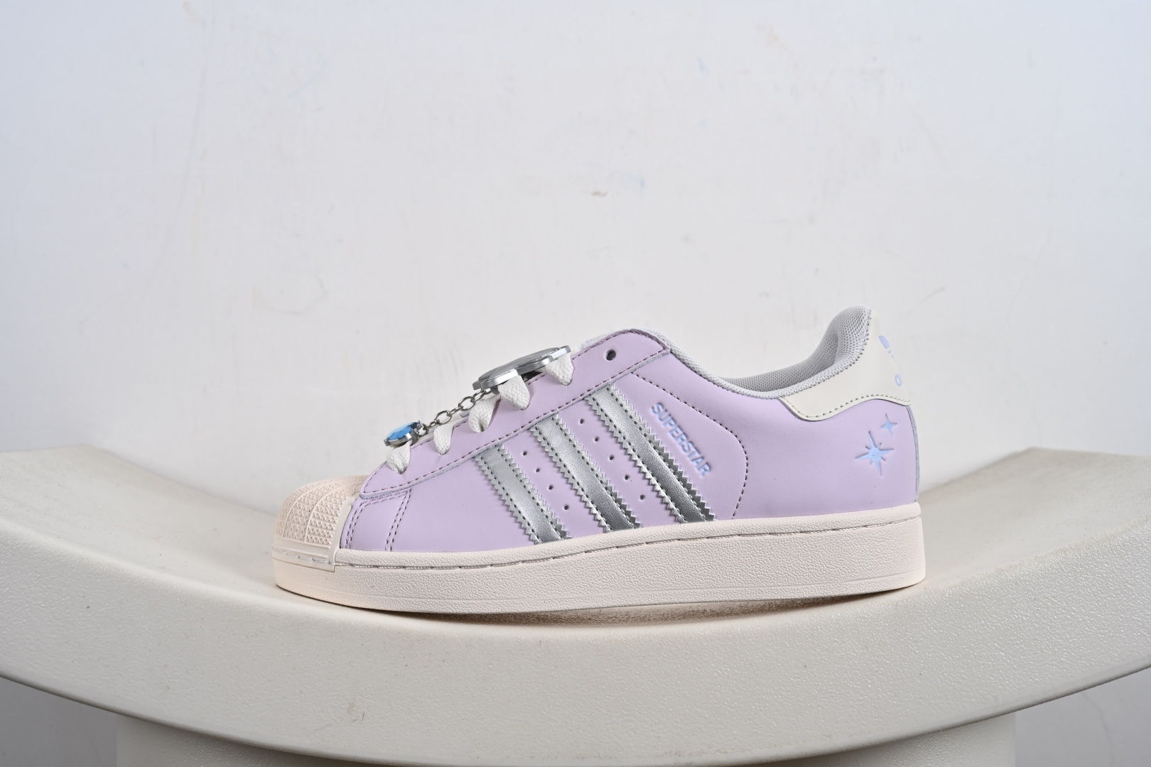 平台爆款adidas originals Superstar 2粉紫 JQ8776