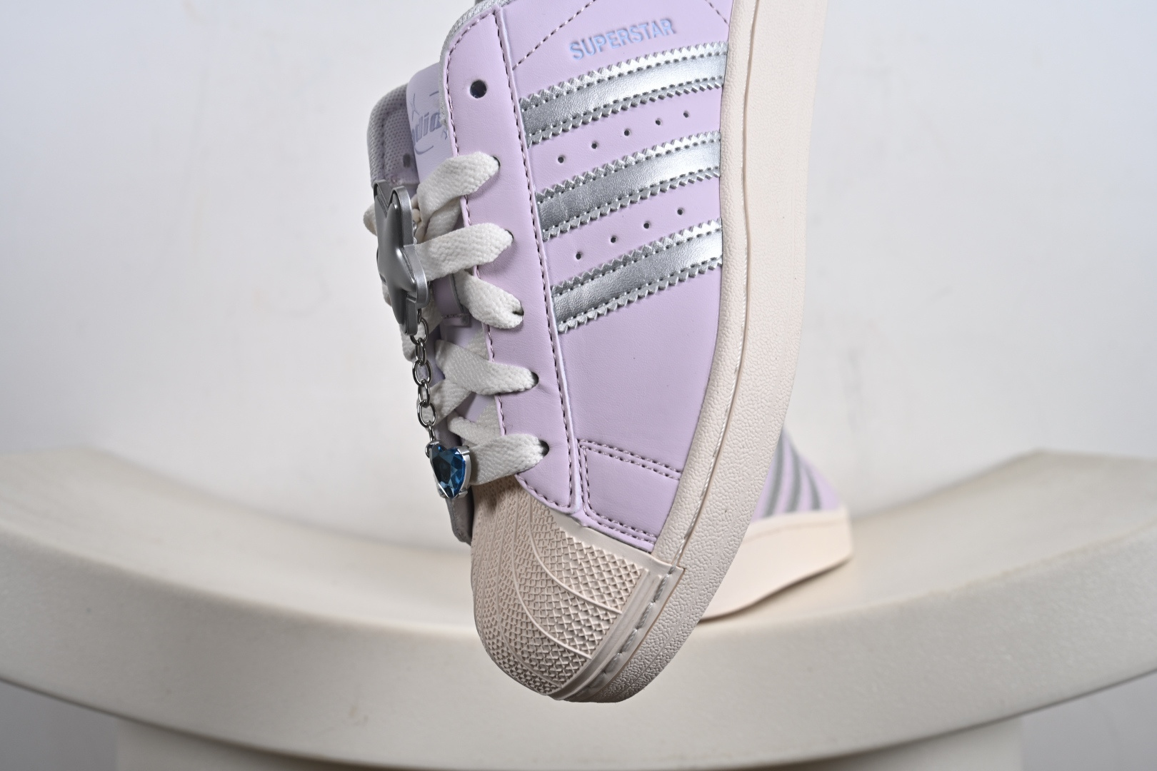平台爆款adidas originals Superstar 2粉紫 JQ8776