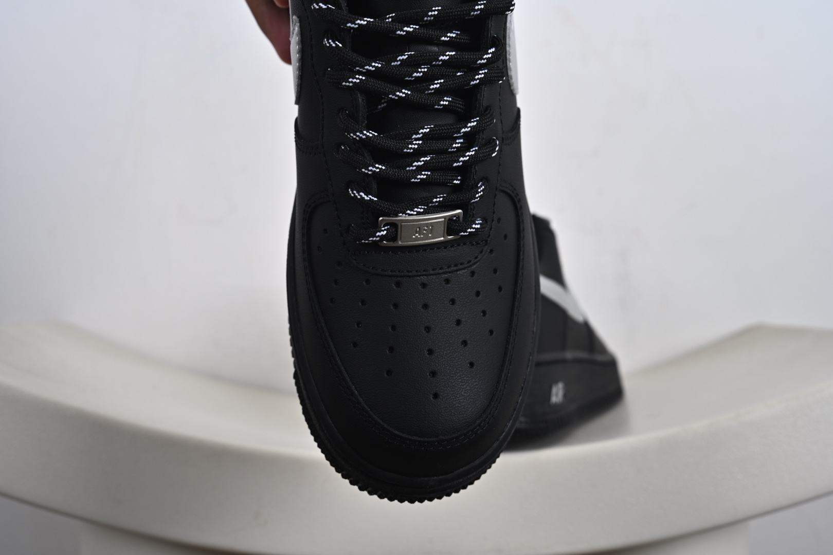 官方爆款定制 二次元主题 Nike Air Force 1 Low’07 黑银武士 空军一号低帮休闲板鞋 ZH0316-125