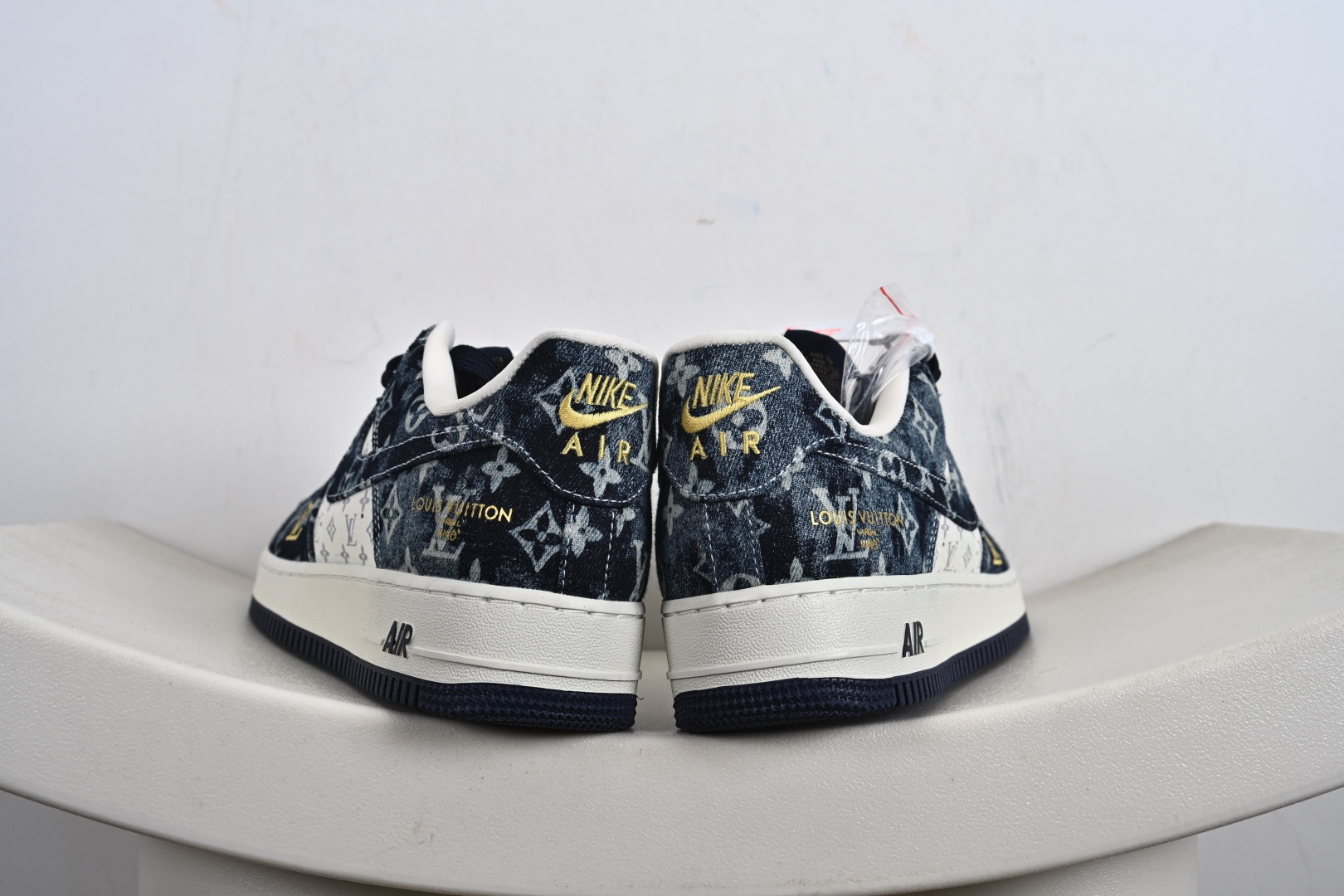 海外量发售！NIke Air Force 1 '07 Low LV联名--白墨蓝空军一号低帮 运动鞋 YF9511-820