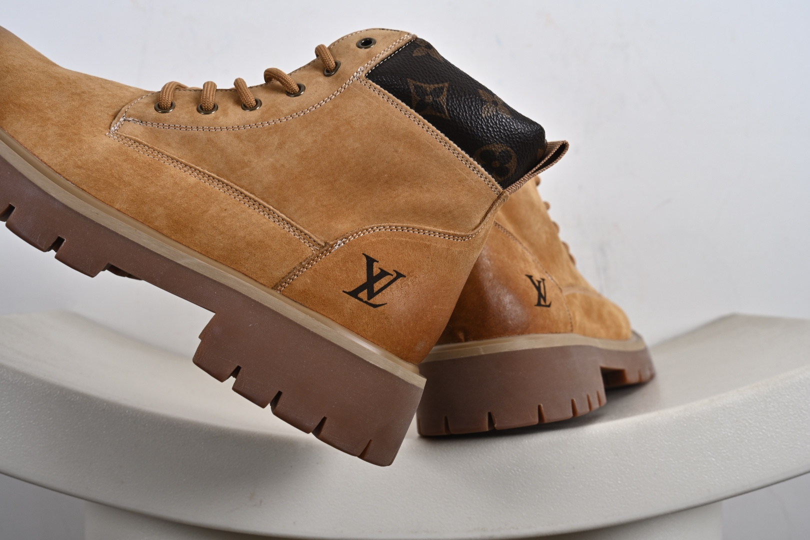 Timberland x LOUIS VUITTON LV联名款 添柏岚/天伯伦老花大黄靴