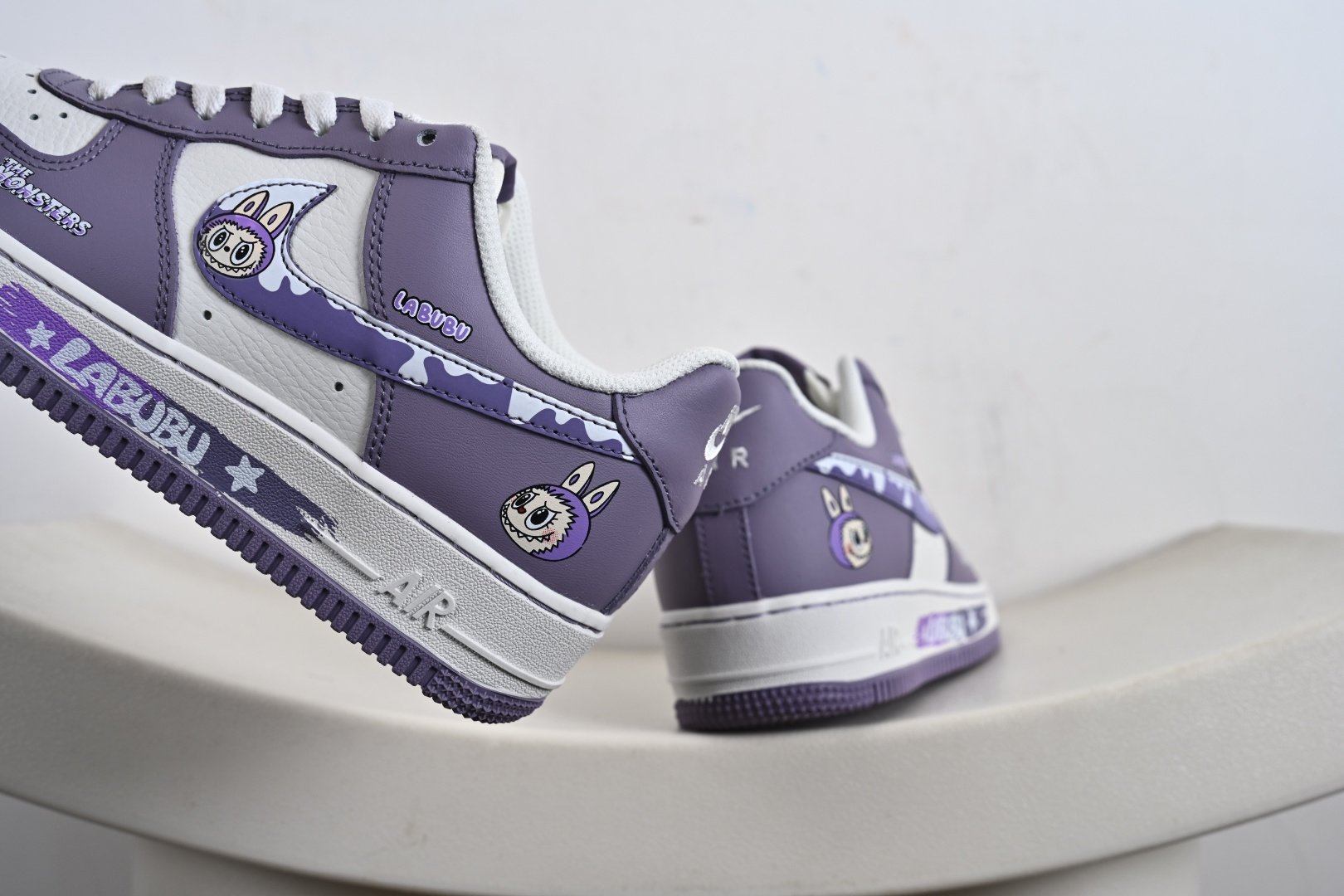 NIke Air Force 1 '07 Low “紫色涂鸦拉布布”空军一号 低帮 运动鞋 休闲鞋 KJ5188-006