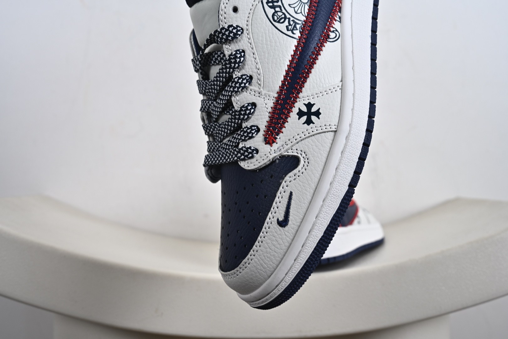 Chrome Hearts x Air Jordan 1 Low 缝线勾 DZ5899-030