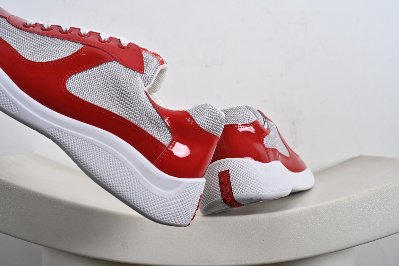 PRADA系列／Prada 普拉达男士厚底增高运动跑步鞋