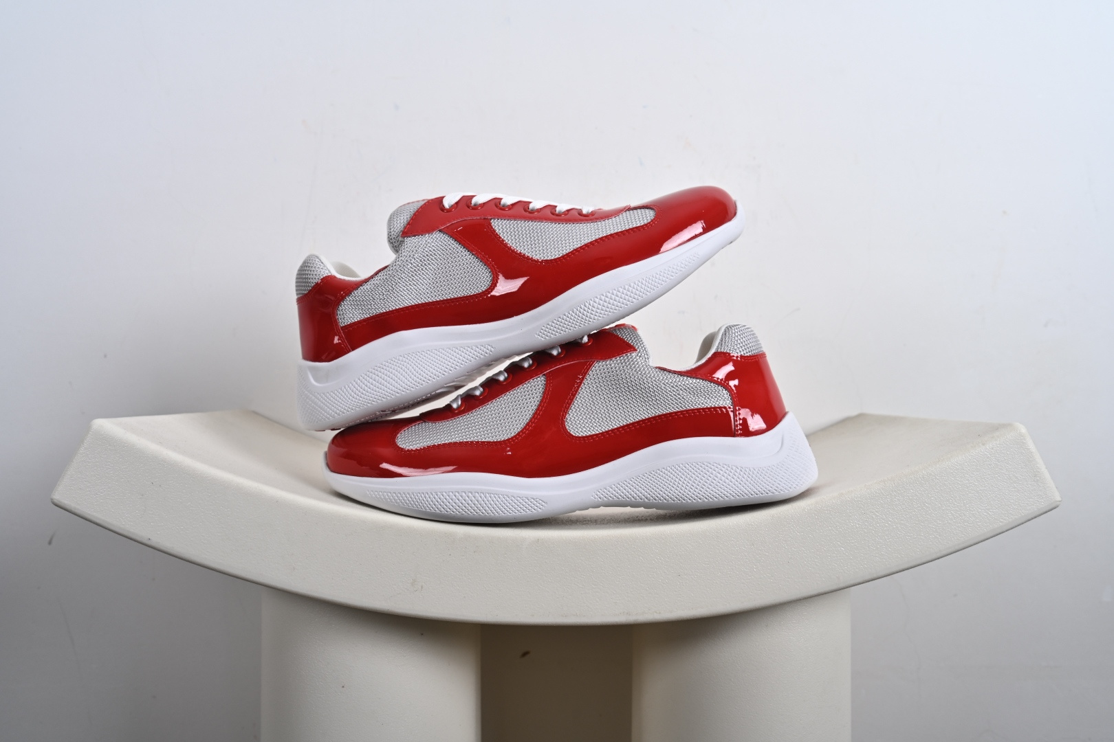 PRADA系列／Prada 普拉达男士厚底增高运动跑步鞋