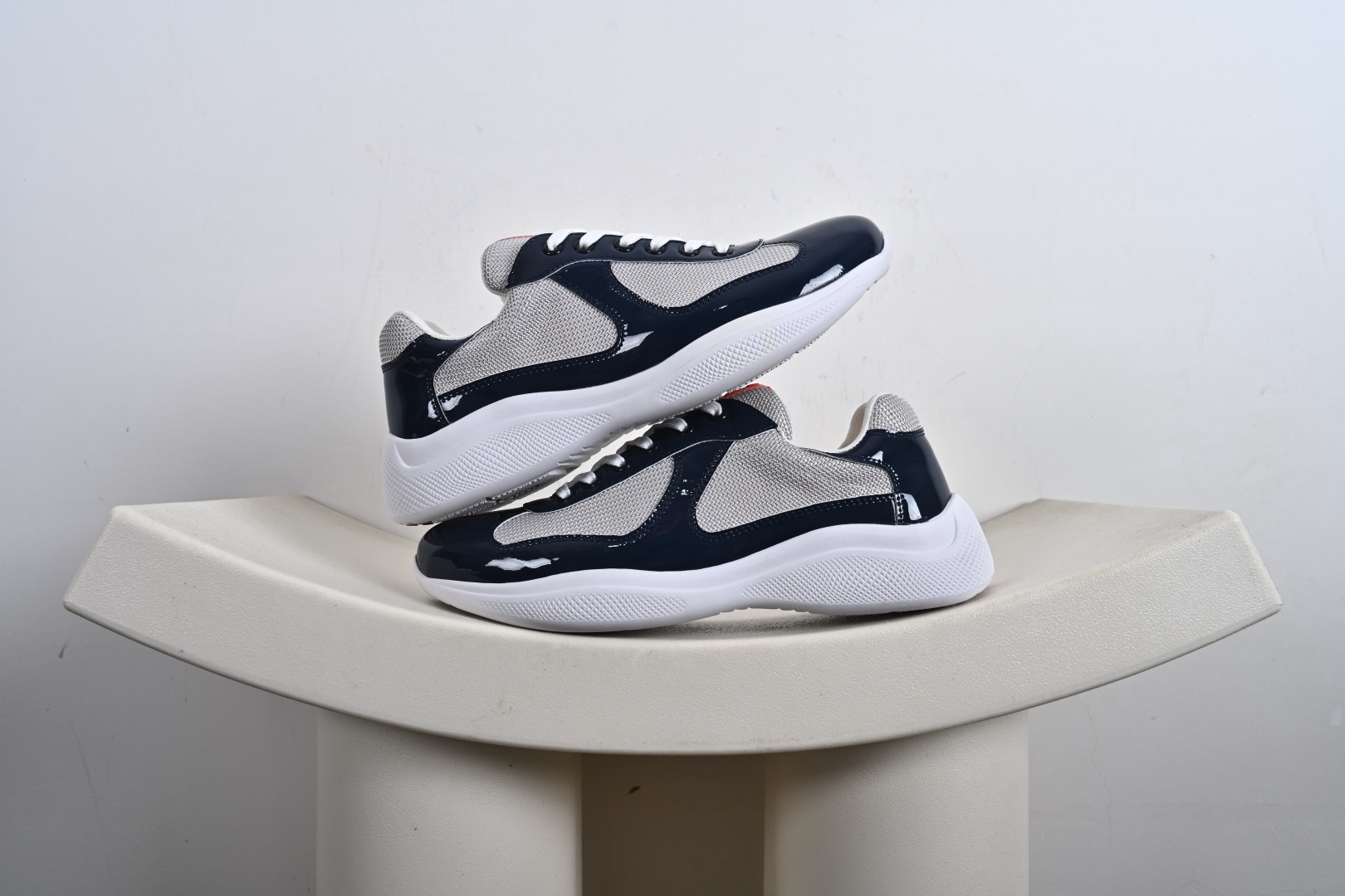 PRADA系列／Prada 普拉达男士厚底增高运动跑步鞋