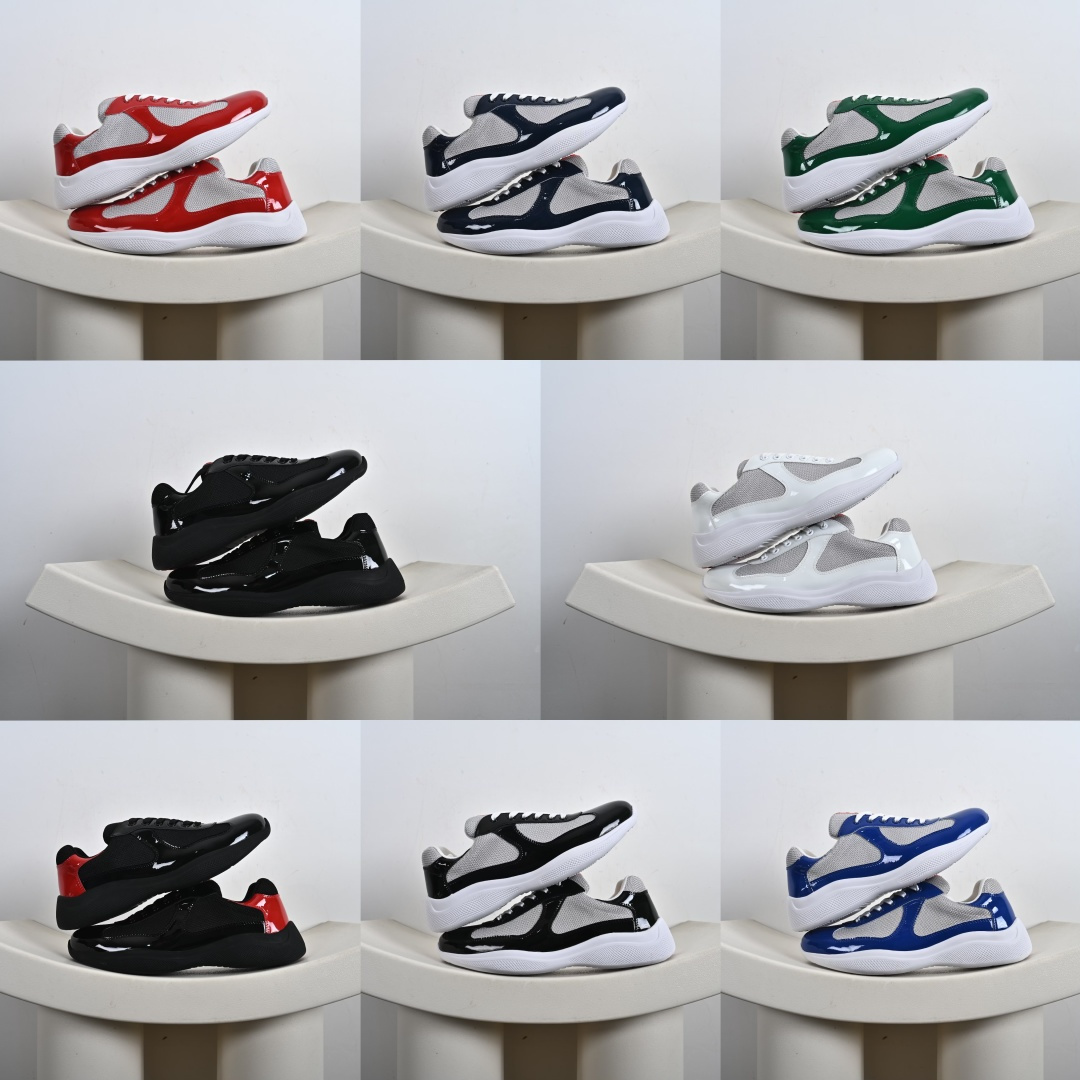 PRADA系列／Prada 普拉达男士厚底增高运动跑步鞋