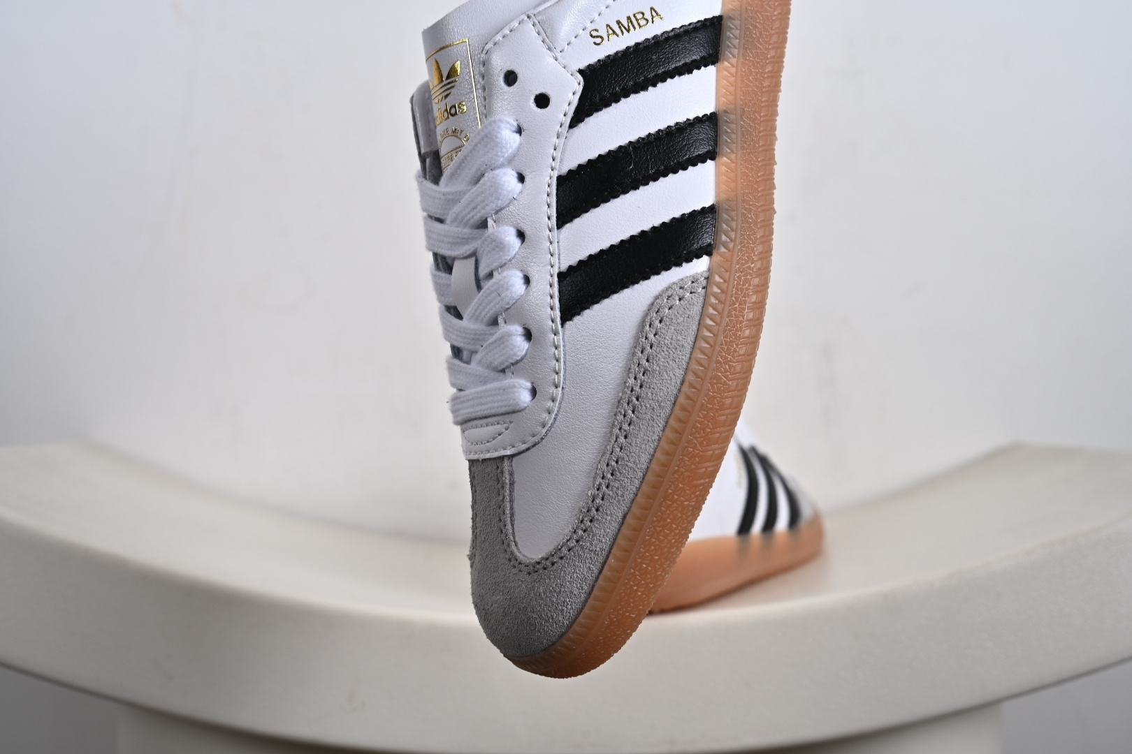 Adidas Originals SAMBA DECON 桑巴舞系列阿迪达斯 三叶草 绅士德训足球风百搭低帮休闲运动板鞋 IF0642