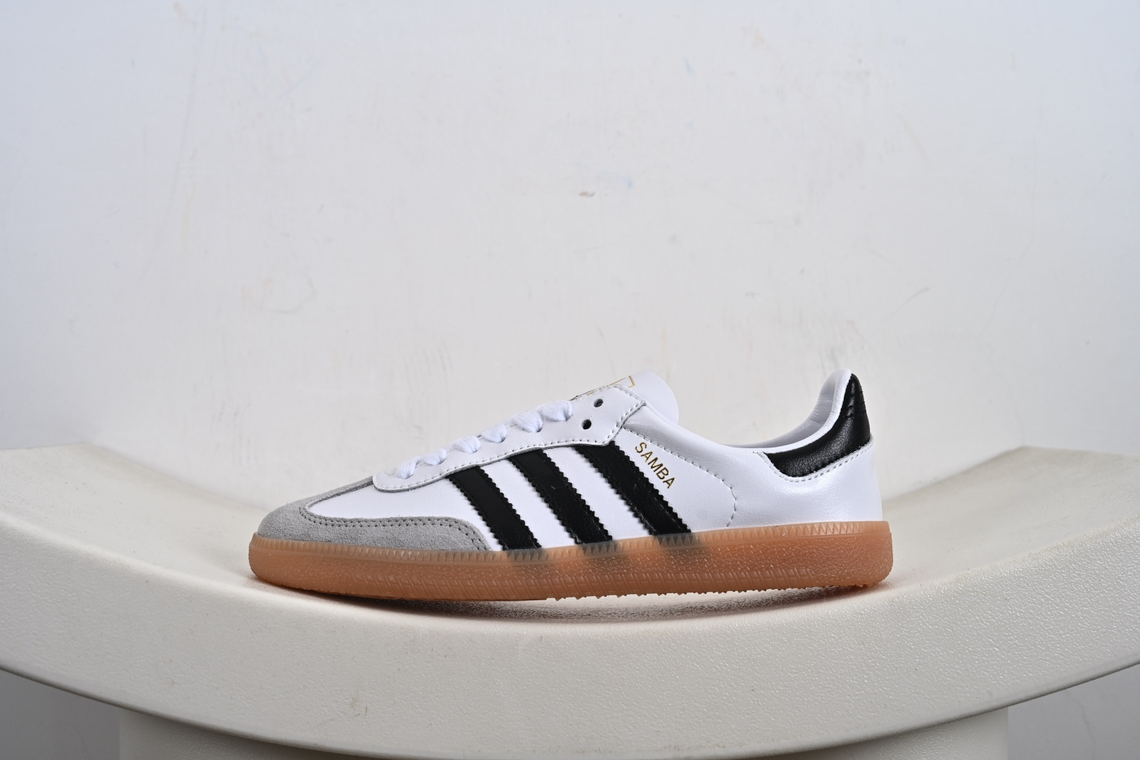 Adidas Originals SAMBA DECON 桑巴舞系列阿迪达斯 三叶草 绅士德训足球风百搭低帮休闲运动板鞋 IF0642