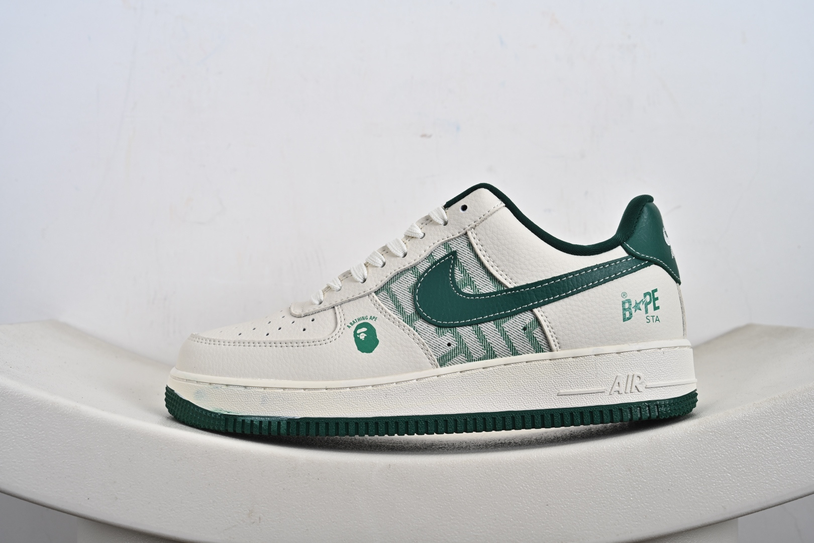 NIke Air Force 1 '07 Low BAPE联名--奶白薄荷 空军一号低帮 运动鞋 DK0188-089