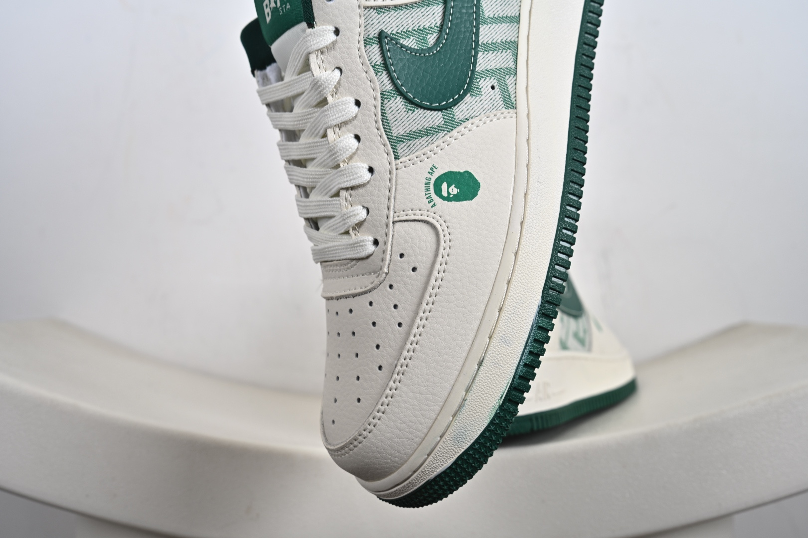 NIke Air Force 1 '07 Low BAPE联名--奶白薄荷 空军一号低帮 运动鞋 DK0188-089
