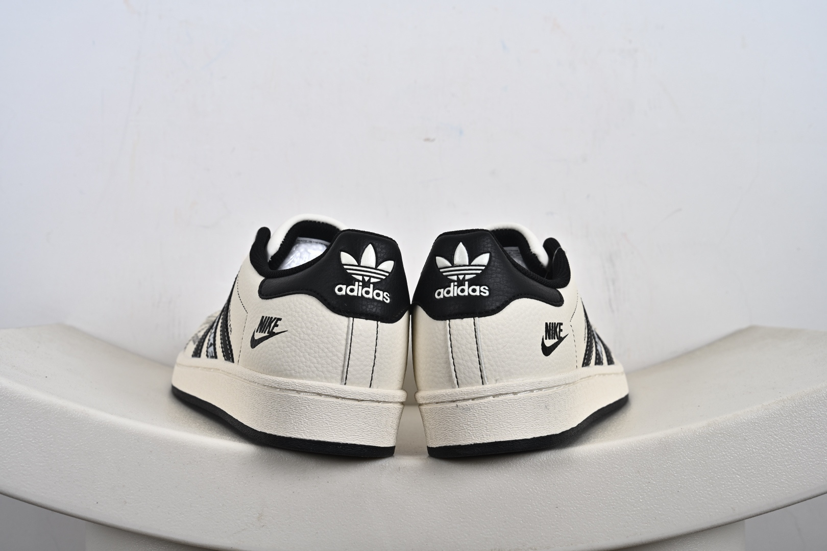 220 高端定制adidas Super “NIKE联名- 白灰” DS5807