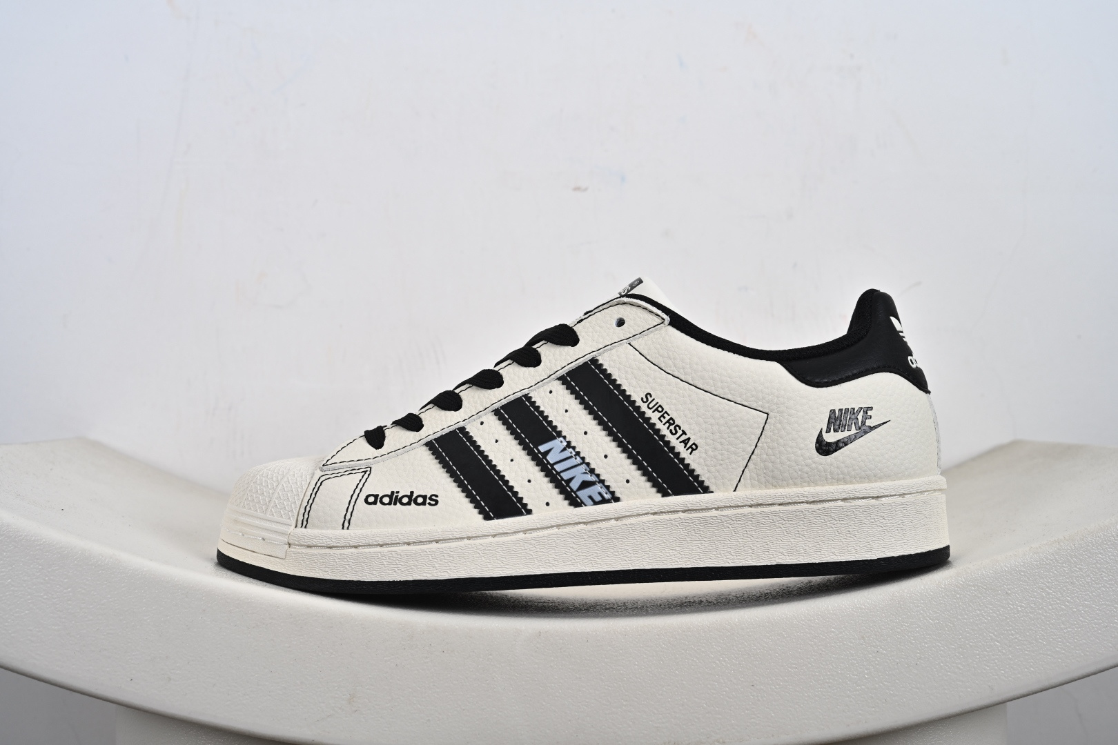 220 高端定制adidas Super “NIKE联名- 白灰” DS5807