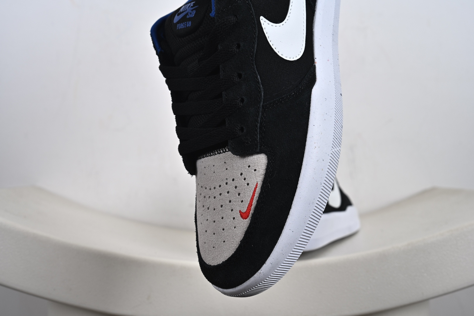 160 Nike SB Force 58 FS-黑白蓝 硫化杯底 CZ2959-002