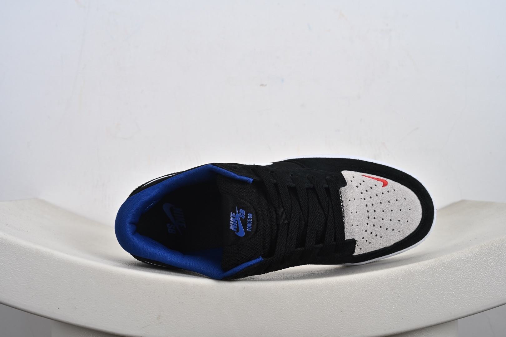 160 Nike SB Force 58 FS-黑白蓝 硫化杯底 CZ2959-002