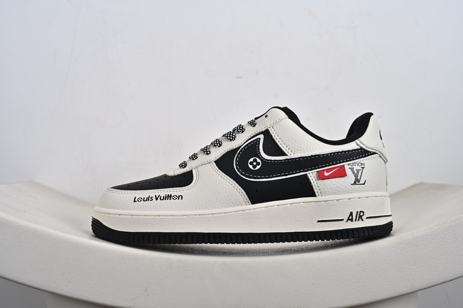 240 定制版 Air Force 1'07 Low 联名 米黑印花 空军一号低帮休闲板鞋 DD1982-321