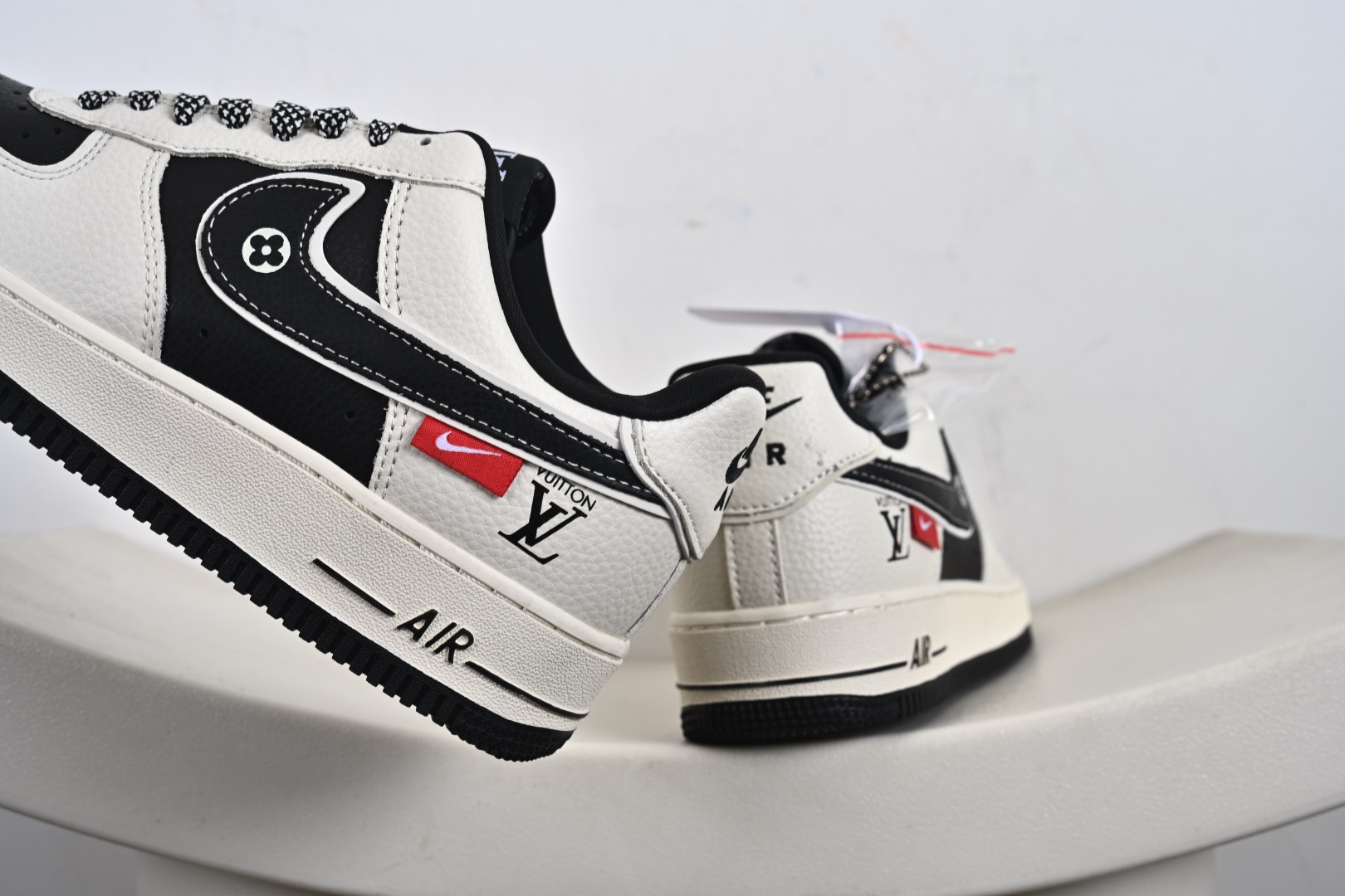 240 定制版 Air Force 1'07 Low 联名 米黑印花 空军一号低帮休闲板鞋 DD1982-321