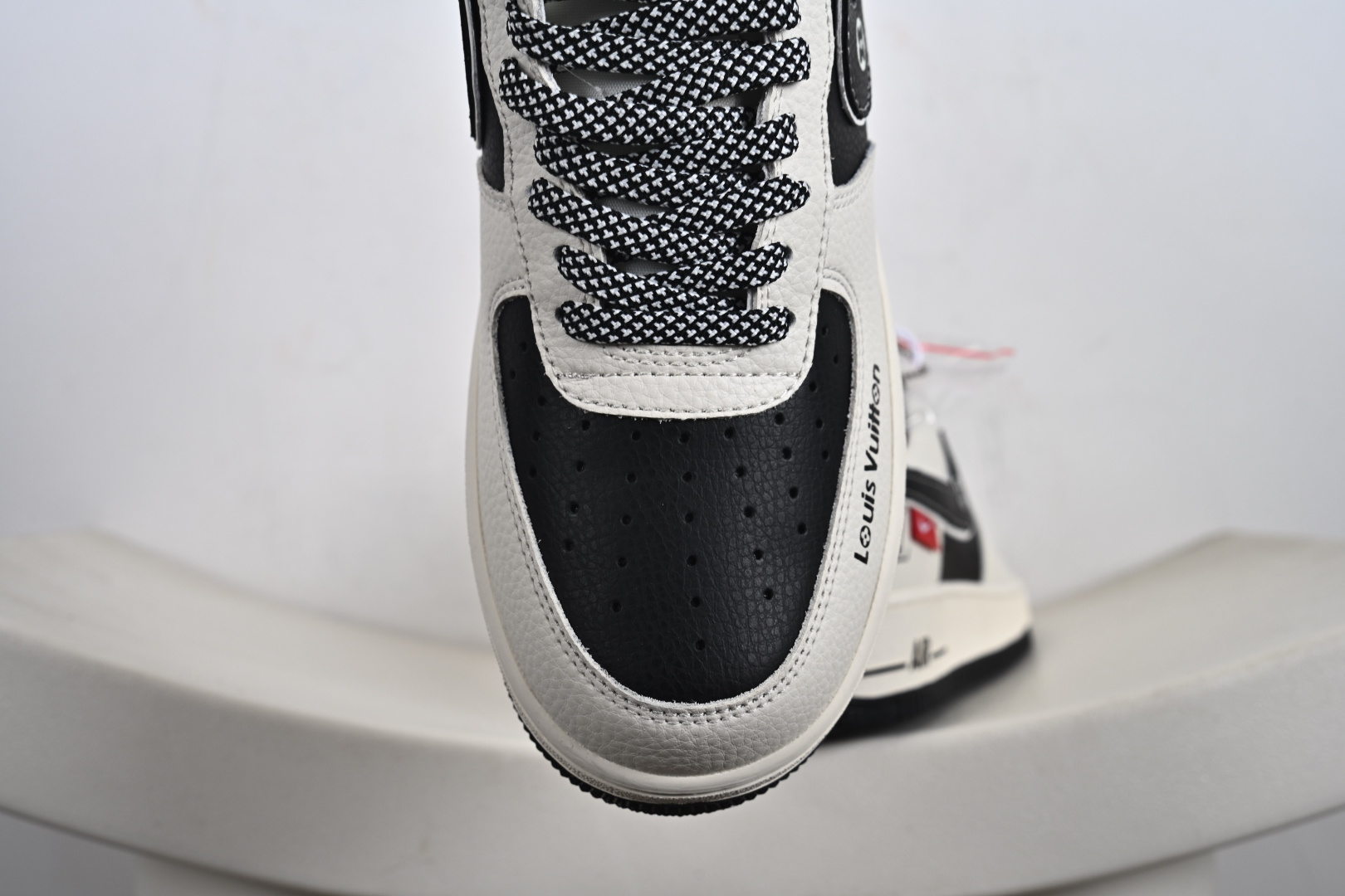 240 定制版 Air Force 1'07 Low 联名 米黑印花 空军一号低帮休闲板鞋 DD1982-321