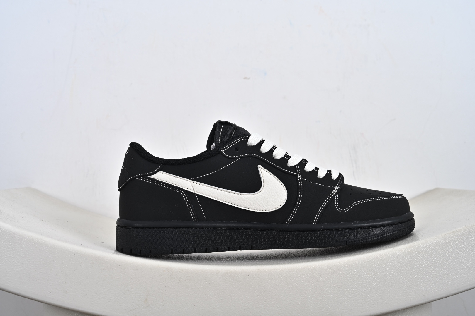 260 定制版 ACW x Travis Scott x Air Jordan 1 Low ACW x AJ1 低帮 黑白倒钩 AC1808-191