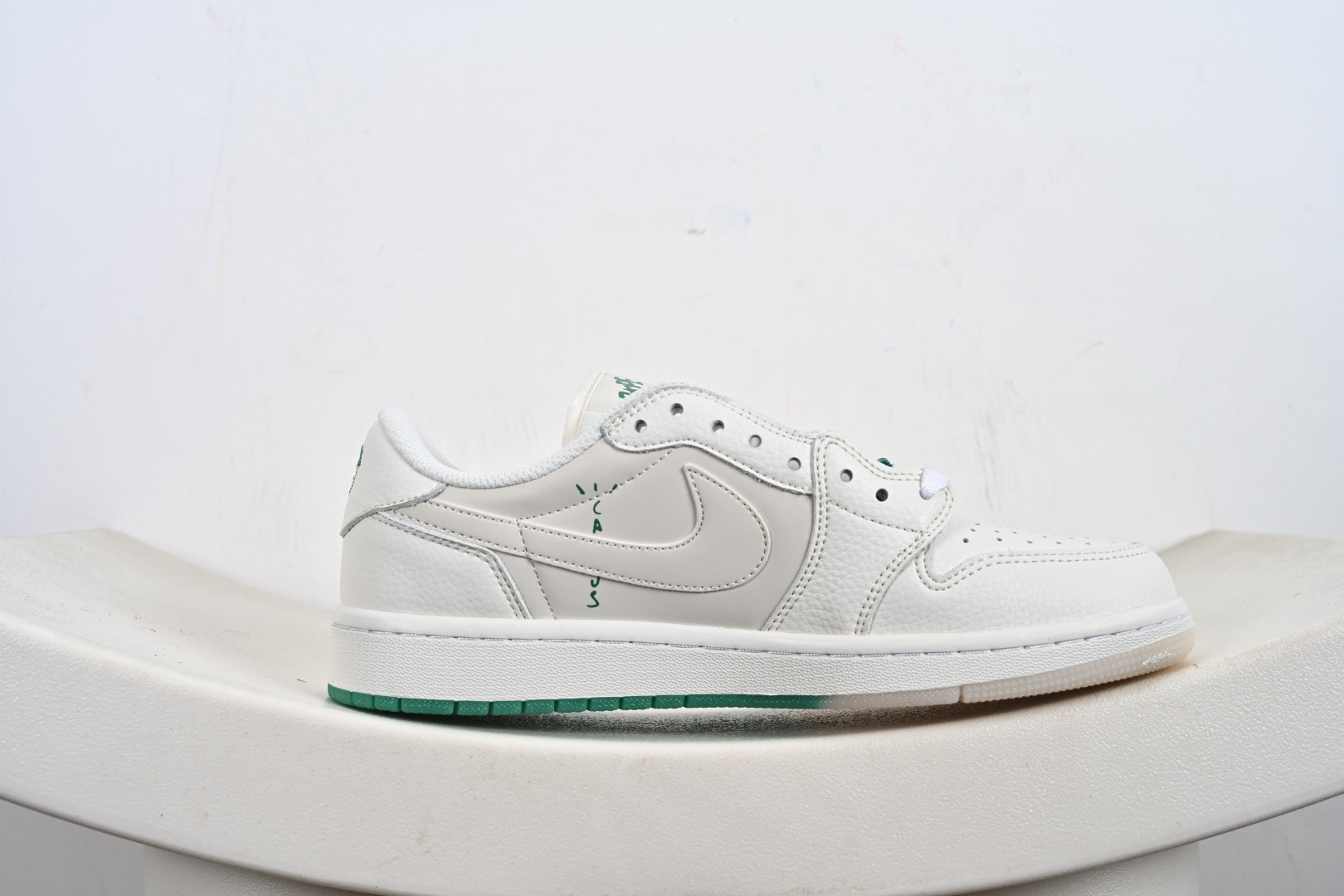240 Travis Scott x Fragment Design x Jordan Air Jordan 1 Low SP Bape联名——“白绿” DM7866-116