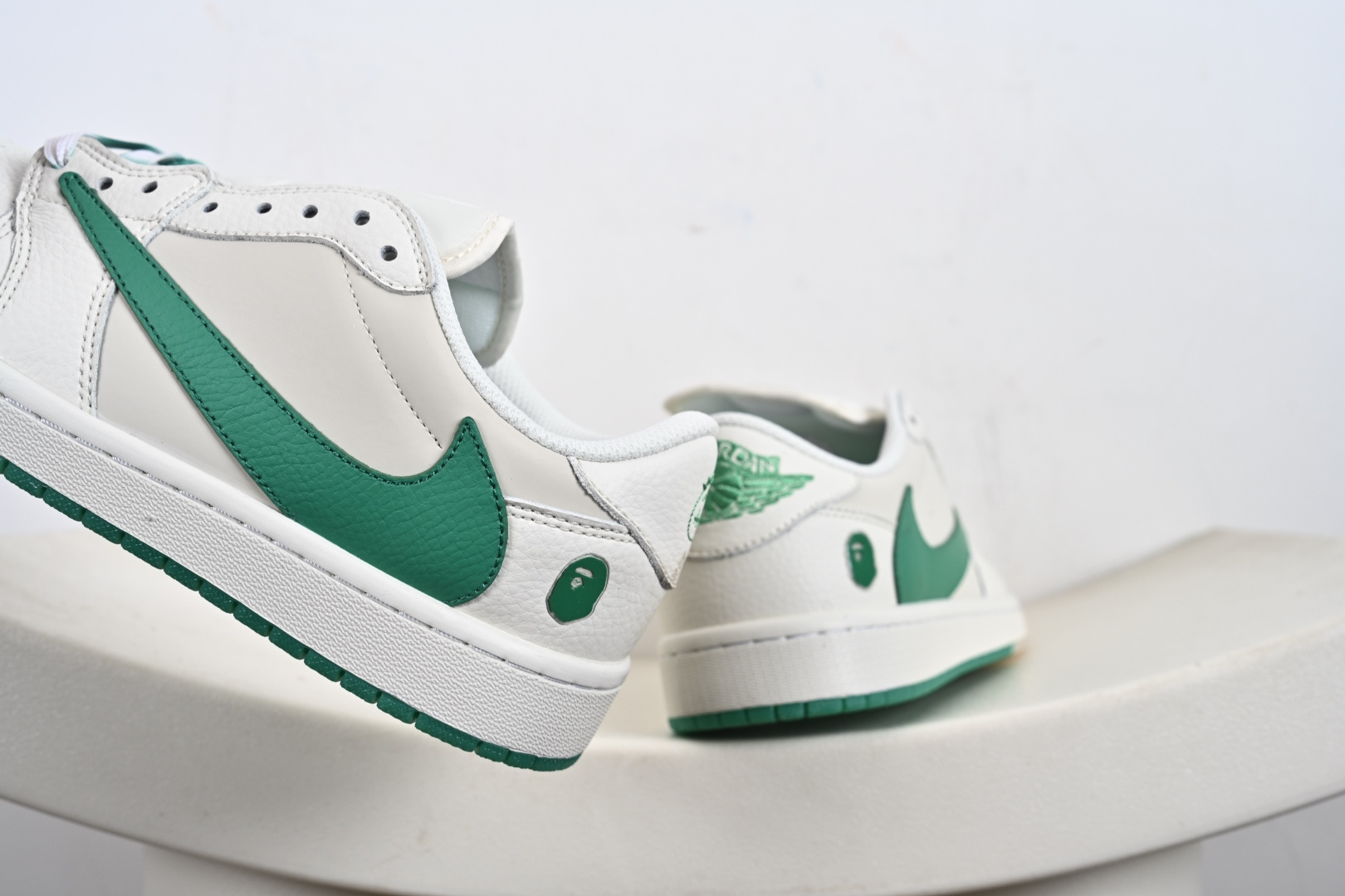 240 Travis Scott x Fragment Design x Jordan Air Jordan 1 Low SP Bape联名——“白绿” DM7866-116