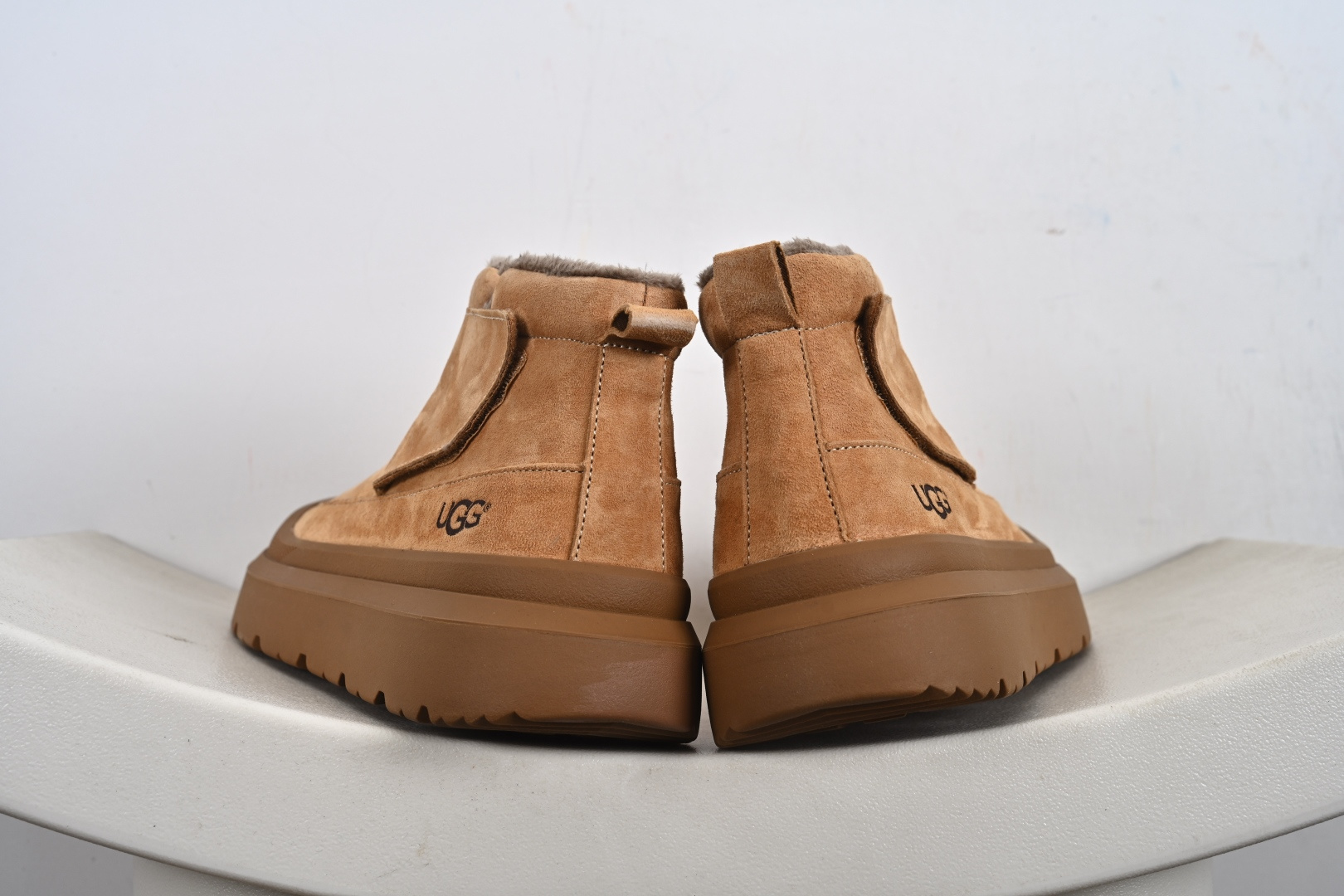 280 最新 改版新款 平台外贸专供 UGG ULTRA MINI PLATFORM 男士短靴冬季中性雪地鞋 U6337M