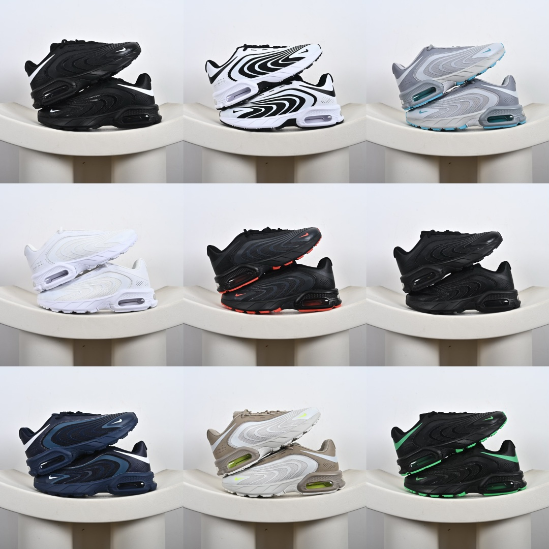 #合集💕 本地💰150支持放店 Nike Air Max fire 后掌气垫 缓震运动跑鞋 DN8的核心亮点在于其八腔气垫结构 根据不同部位设定的气压值专为行走设计提供卓越的舒适感 鞋面的设计让人联想到上世纪90年代末至2000年代初的多款AirMax 中底上系列圆形孔洞引发了热议 不少人将其与竞争品牌的缓震技术进行比较例如K-SWISS 2010年代初推出的Tubes技 及以多孔鞋底闻名的品牌 On 官方货号: IF2621、IF2620、 Size：36-46（无半码）-X7-E2