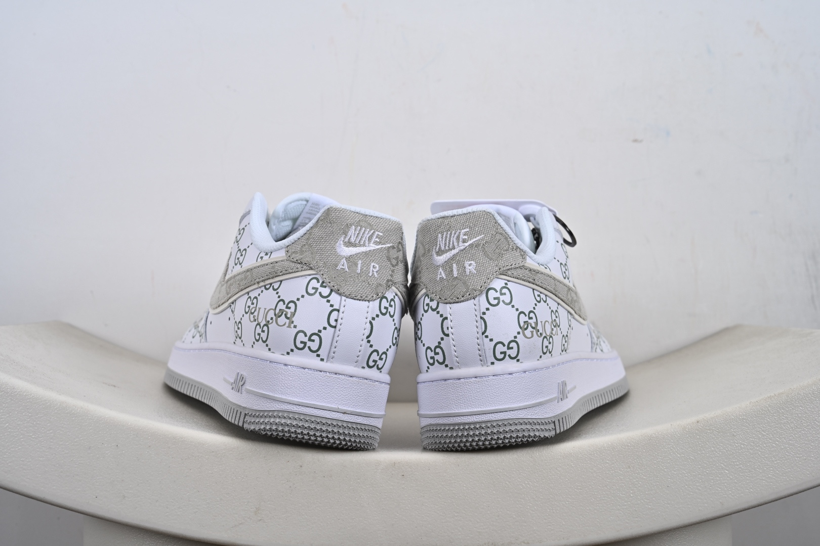 240 NIke Air Force 1 '07 Low “LV，GUCCI联名——棕白色”空军一号 低帮 运动鞋 XX3168-131