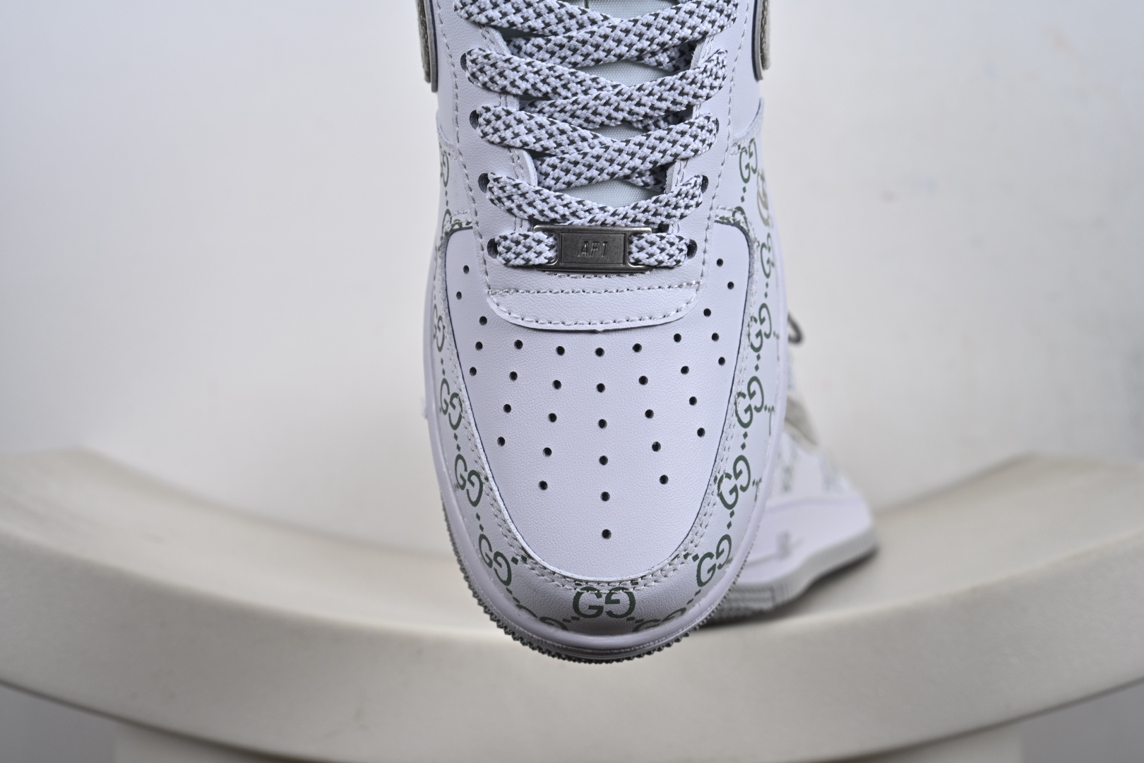 240 NIke Air Force 1 '07 Low “LV，GUCCI联名——棕白色”空军一号 低帮 运动鞋 XX3168-131