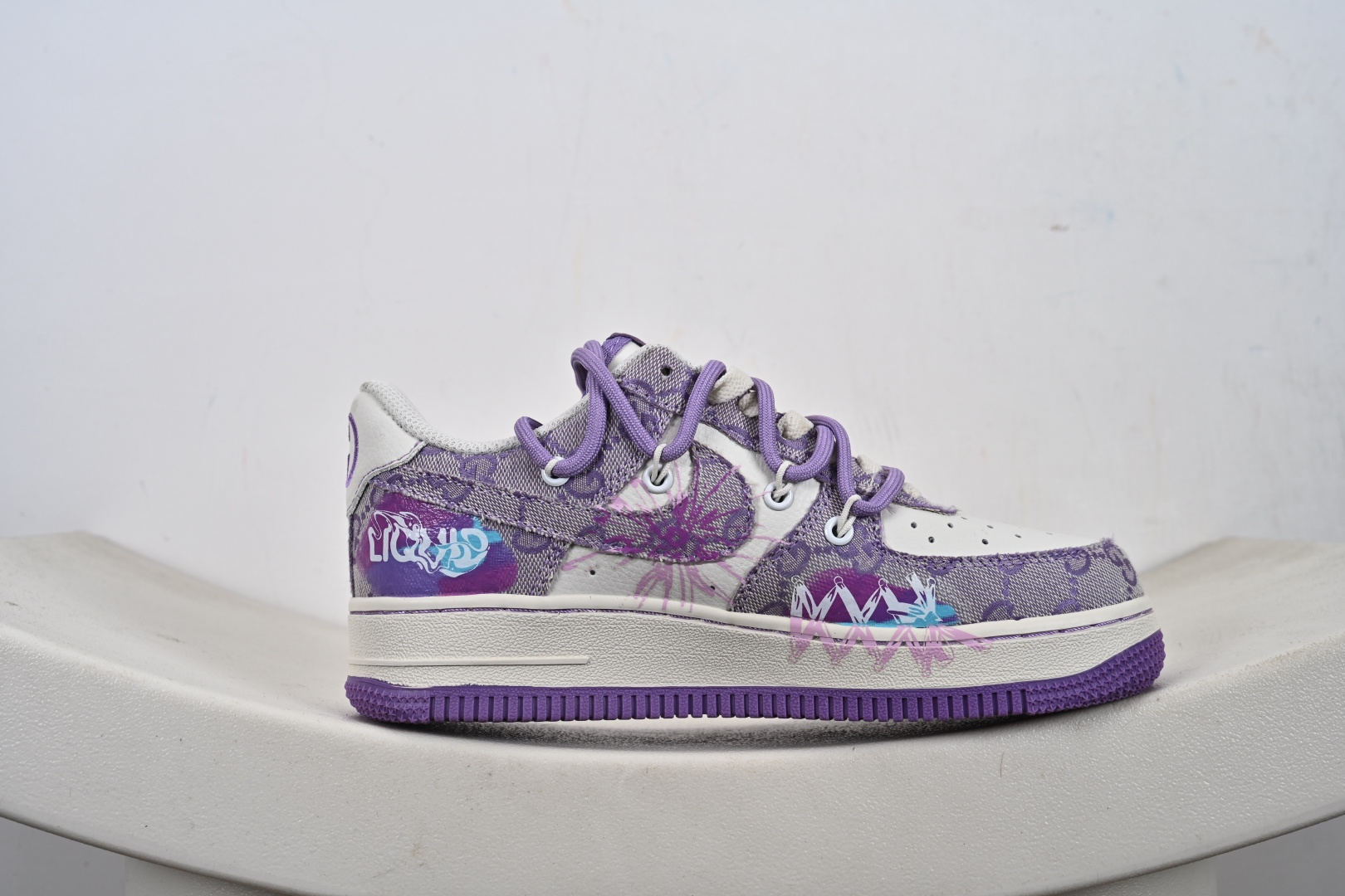 定制版 Nike Air Force 1'07 Low ”Dreaming” 手绘涂鸦 恋空织梦 空军一号低帮休闲板鞋 BD7700-202
