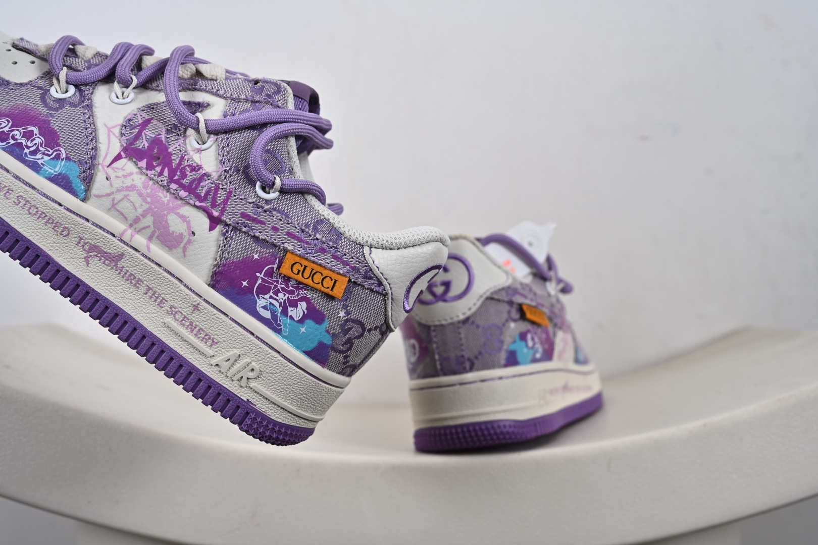 定制版 Nike Air Force 1'07 Low ”Dreaming” 手绘涂鸦 恋空织梦 空军一号低帮休闲板鞋 BD7700-202