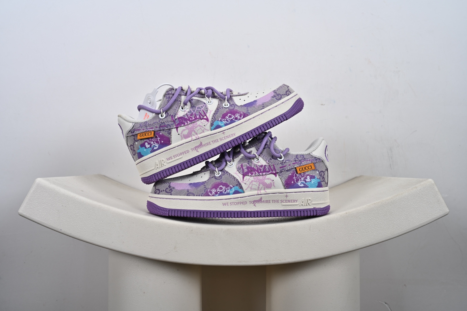 定制版 Nike Air Force 1’07 Low ”Dreaming” 手绘涂鸦 恋空织梦 空军一号低帮休闲板鞋 BD7700-202