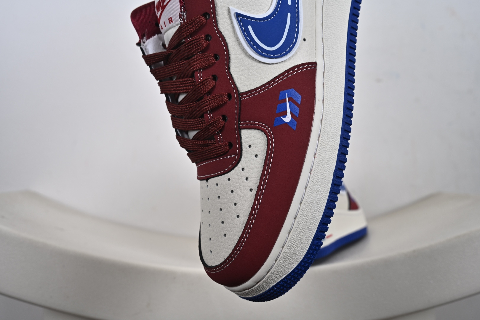 定制版 Air Force 1'07 Low 斯图西联名 焦糖蓝勾 空军一号低帮休闲板鞋 SY1388-005