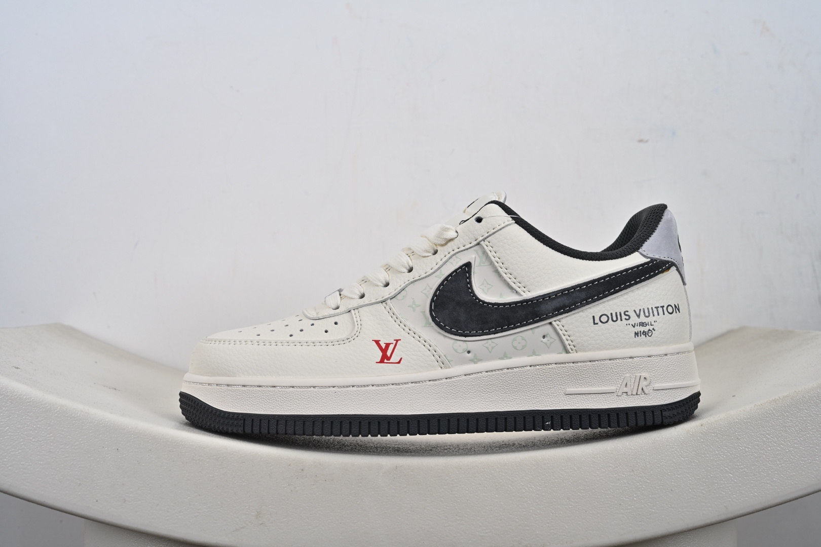 定制版 NK Air Force 1'07 Low 联名 印花米灰勾 空军一号低帮休闲板鞋 MZ9588-811-Top High Quatity Cheap Sneakers Fashion Clothing Clothes Bags handbags Shoes of all Brand wholesale With The best Quality And Beautiful Price from China Factory Chinese suppliers wholesaler seller 定制版 NK Air Force 1'07 Low 联名 印花米灰勾 空军一号低帮休闲板鞋 MZ9588-811