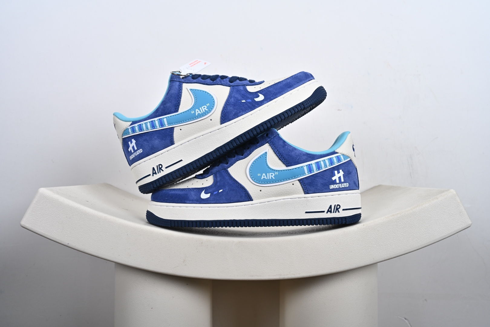 定制版 Air Force 1 Low 07 x UNDEFEATED 蓝白小勾 SY1388-003