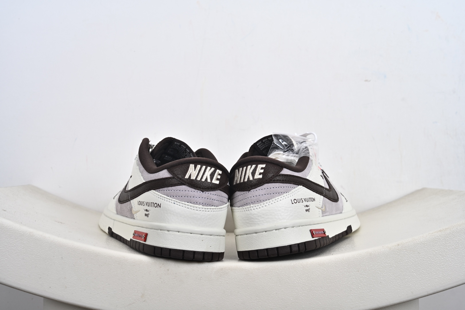 LV x NK SB Dunk Low 低帮LV联名白咖啡米白棕红 YF9511-906