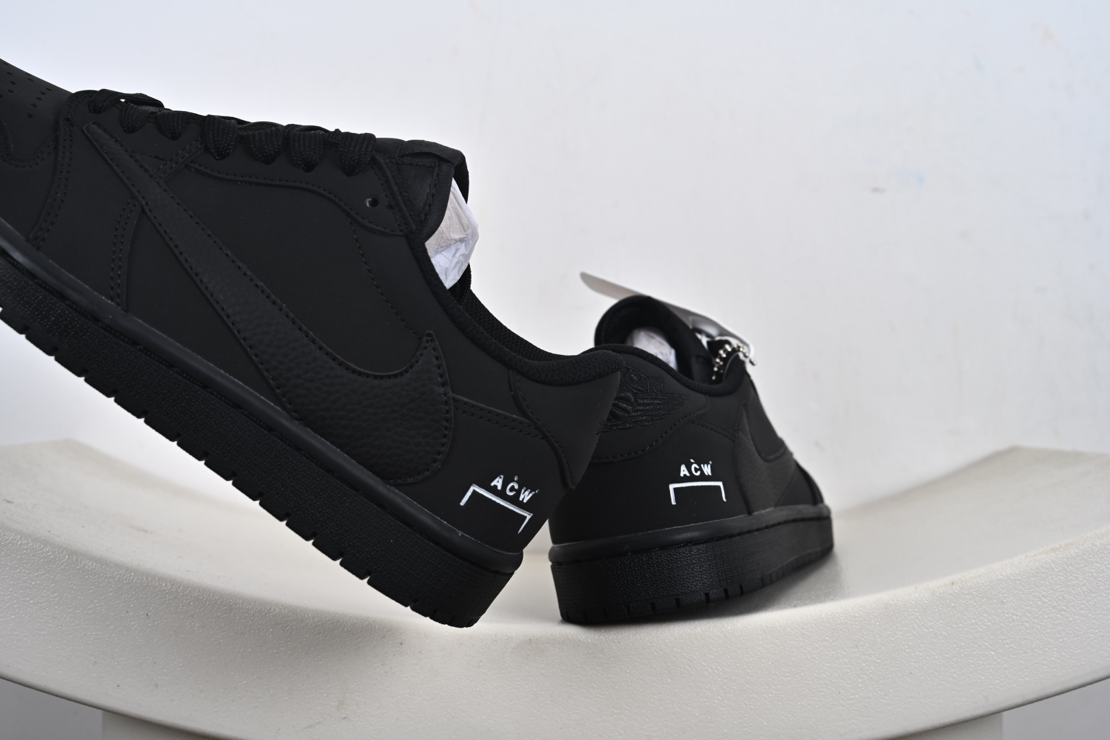 定制版Nike Air Jordan 1 x Travis Scott AJ1倒勾 乔一倒钩 ‘DIY’定制 耐克 低帮文化篮球鞋 AC1808-190