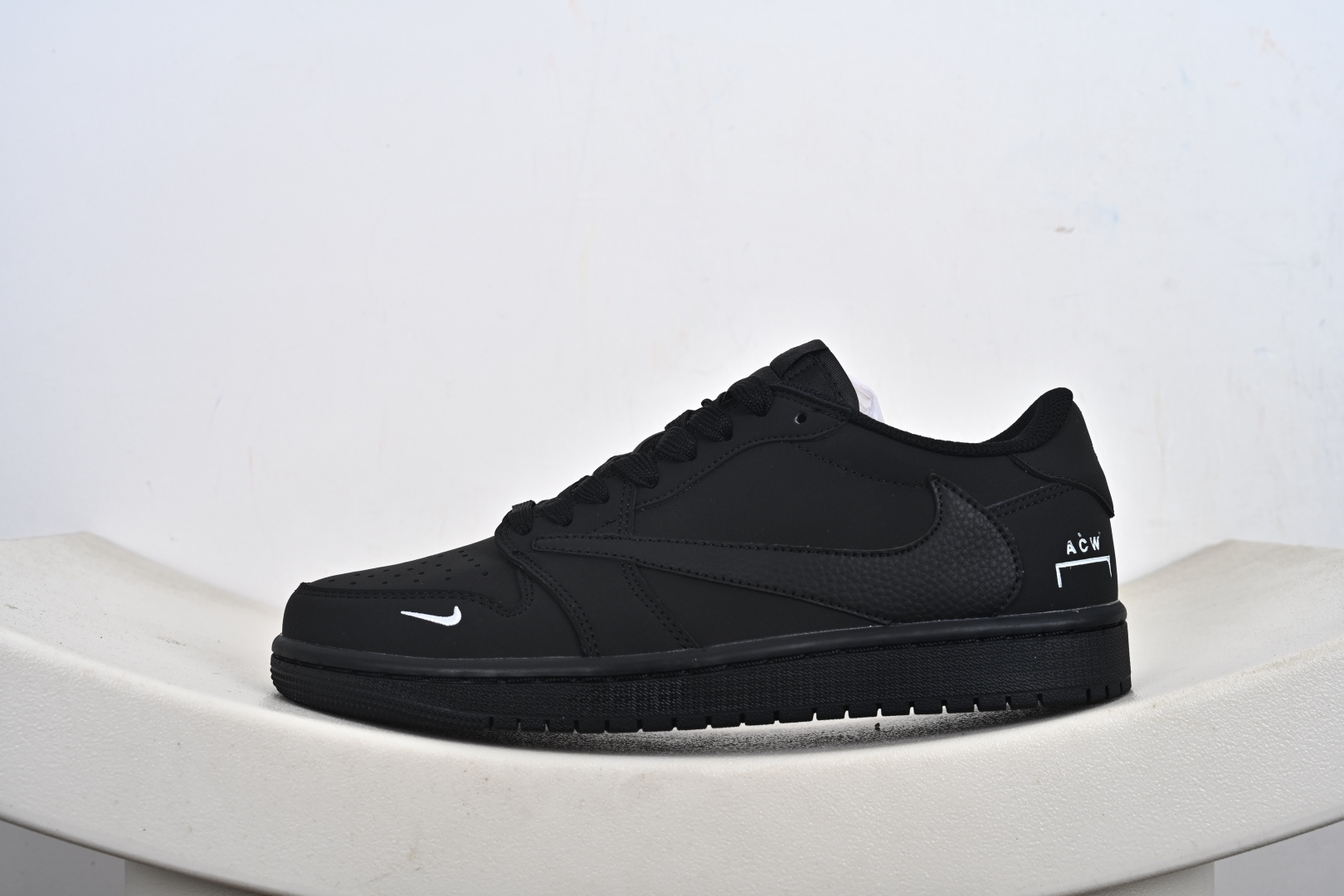 定制版Nike Air Jordan 1 x Travis Scott AJ1倒勾 乔一倒钩 ‘DIY’定制 耐克 低帮文化篮球鞋 AC1808-190