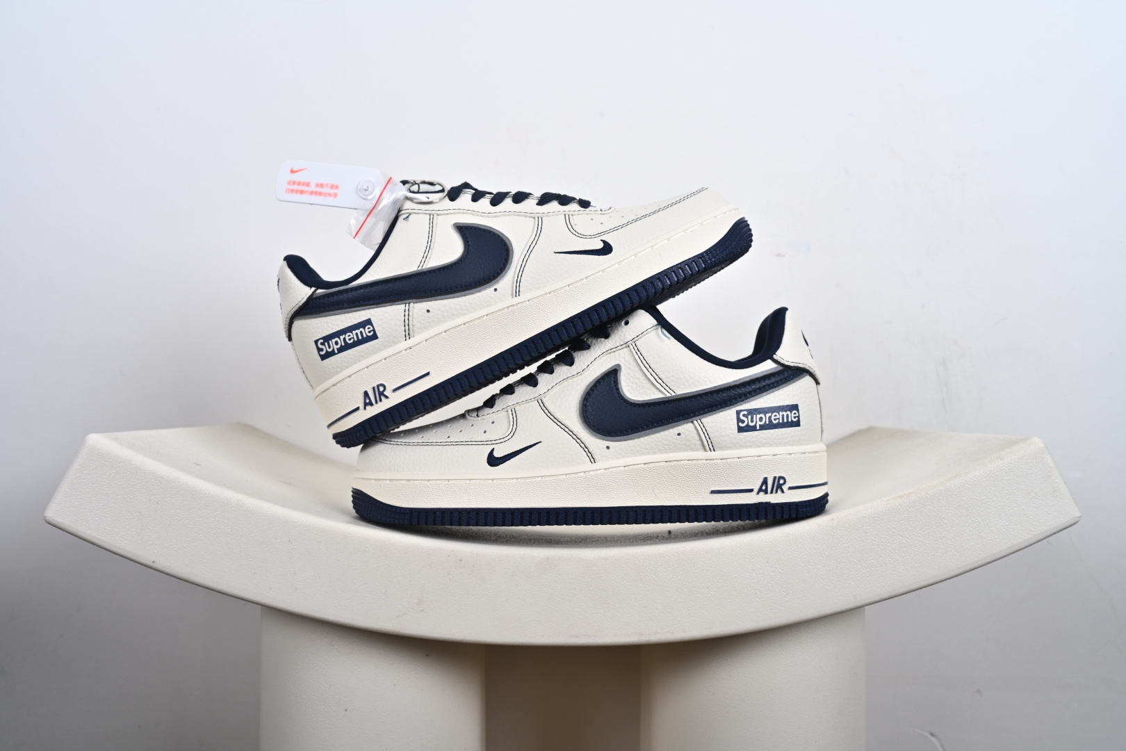 定制版Supreme x Nk Air Force 1’07 定制配色 Supreme联名 空军一号经典低帮休闲百搭板鞋 DD1982-319