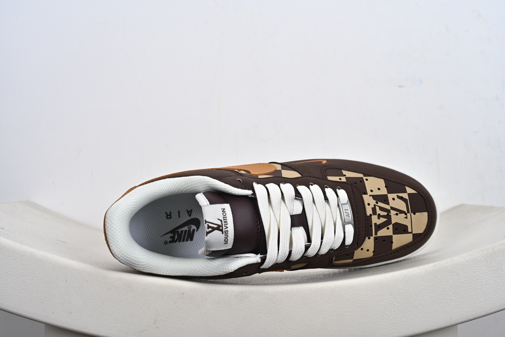 NK Air Force 1 Low 空军1号低帮LV联名咖棕焦糖 NH0601-576